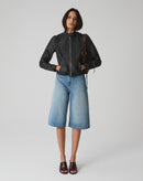 Jaqueta Couro Pelica Deluxe - Preto