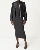 Jaqueta Couro Pelica Deluxe - Preto