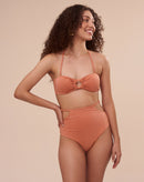 Strapless Top Rebeca Serena Papaya - Laranja