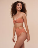 Strapless Top Rebeca Serena Papaya - Laranja