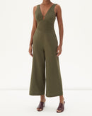 MACACÃO COM ALÇAS DE ALFAIATARIA - VERDE