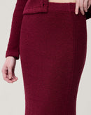 SAIA LONGA TRICOT - VERMELHO