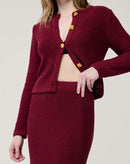 SAIA LONGA TRICOT - VERMELHO