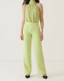 BLUSA FRENTE ÚNICA COM TRANSPARÊNCIA - VERDE