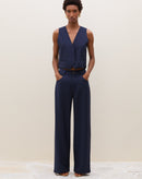 COLETE DECOTE V ALFAIATARIA - AZUL MARINHO