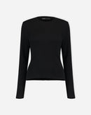 SUÉTER TRICOT GOLA CARECA - PRETO