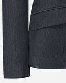 BLAZER SLIM ABOTOAMENTO DUPLO ALFAIATARIA - CINZA