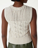 REGATA TRICOT PONTO DIFERENCIADO - BEGE