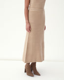 SAIA LONGA TRICOT - BEGE