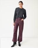 SUÉTER CASHMERE DELUXE GOLA CARECA - CINZA MESCLA ESCURO