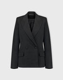 BLAZER SLIM ABOTOAMENTO DUPLO ALFAIATARIA - PRETO