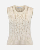 REGATA TRICOT PONTO DIFERENCIADO - BEGE