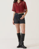 CAMISA MANGA CURTA ESTAMPADA - LARANJA