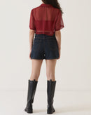 CAMISA MANGA CURTA ESTAMPADA - LARANJA