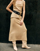 SAIA LONGA TRICOT - BEGE